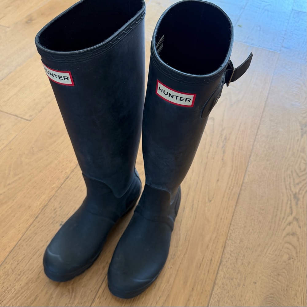 Hunter Black  Rain Boots